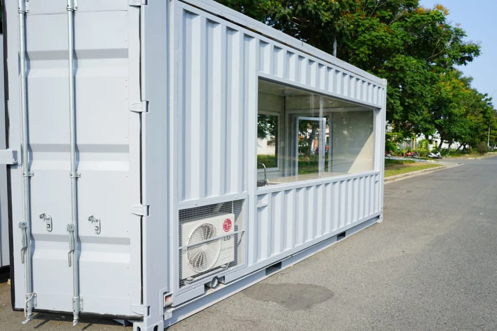 Modular container construction for events and businesses